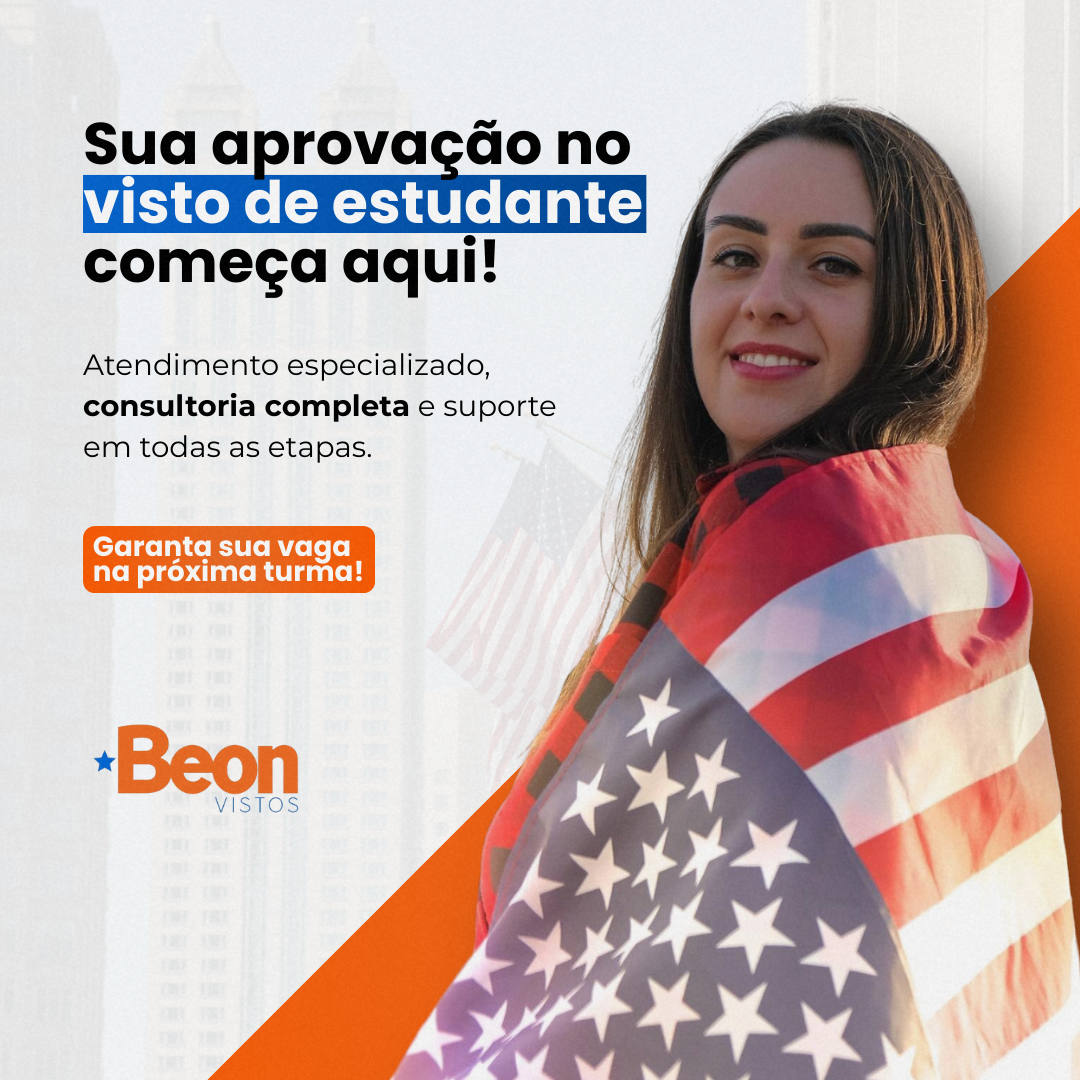 Sua aprovação no visto de estudante começa aqui